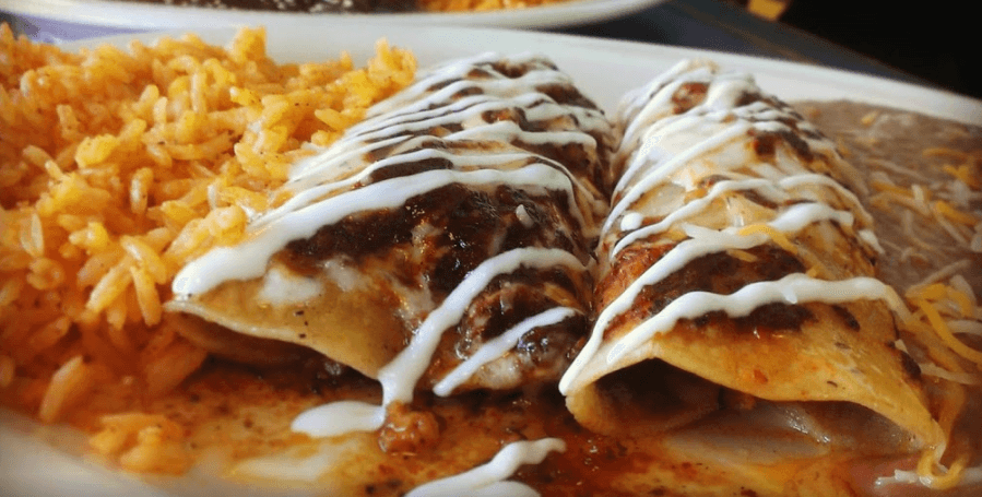 Lunch Salmon Enchiladas