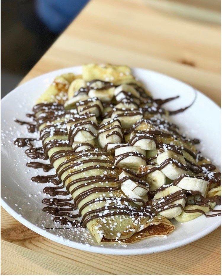 Banana Nutella Crepes