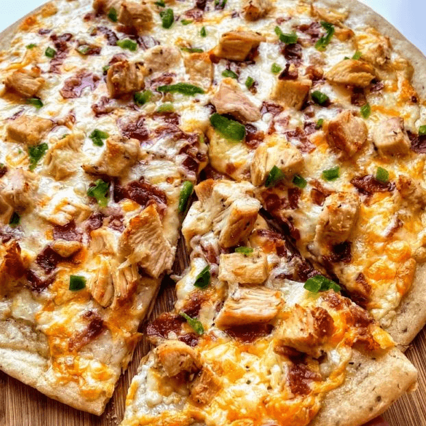 Gluten Free Chick Bacon Ranch Pizza