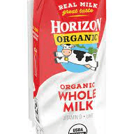 Horizon Organic Whole Milk 8oz