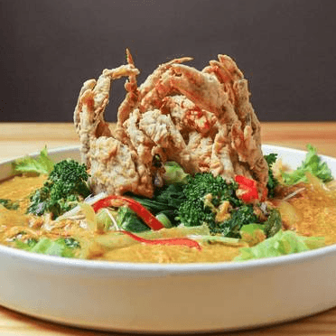 H1. Dry Yellow Curry of Softshell Crab
