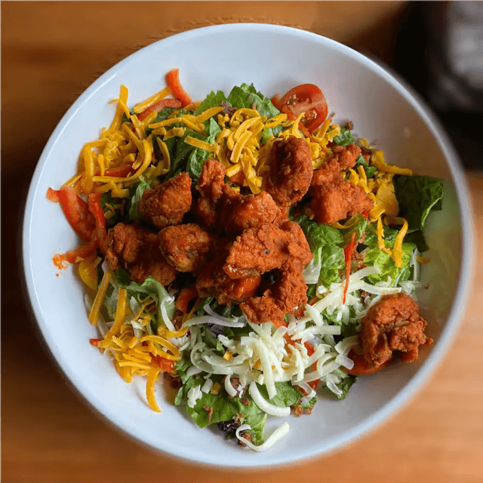 Popcorn Chicken Salad.