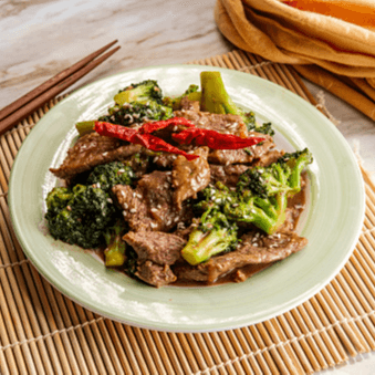 C1-Broccoli Beef Or Chicken Combo