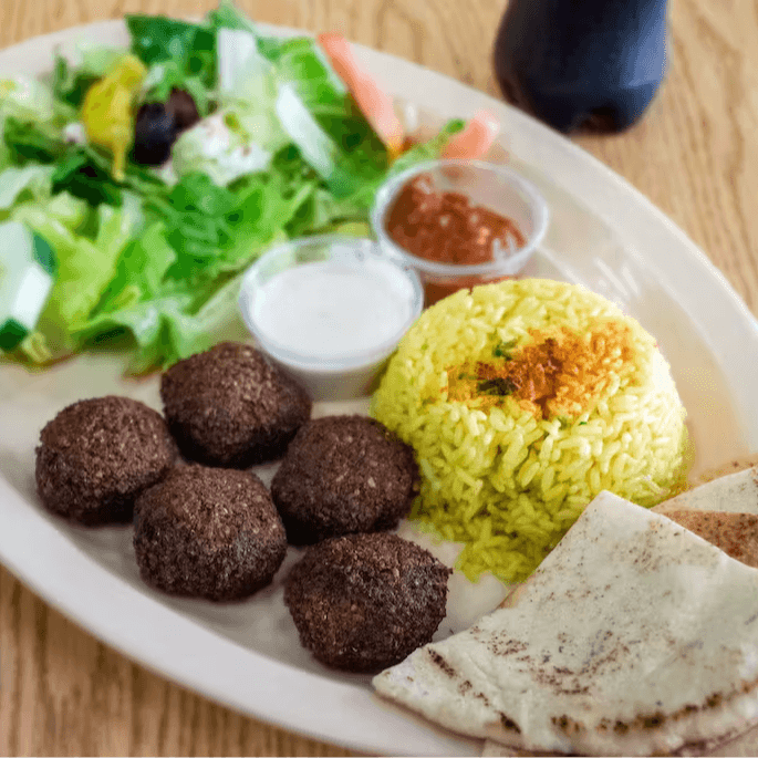 Falafel Plate.