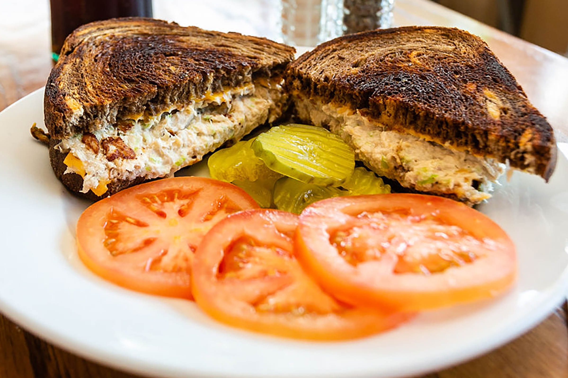 63. Tuna, Chicken Salad, Turkey Melt Sandwich