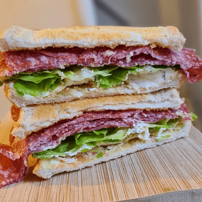 Hard Salami Sandwich
