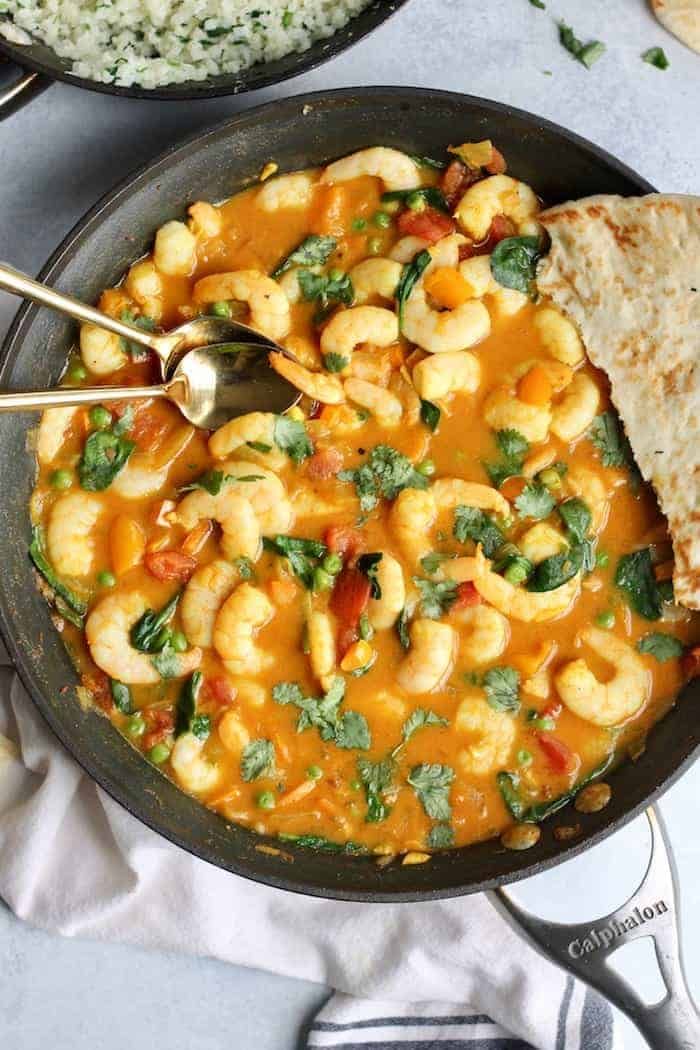 Shrimp Homemade Curry