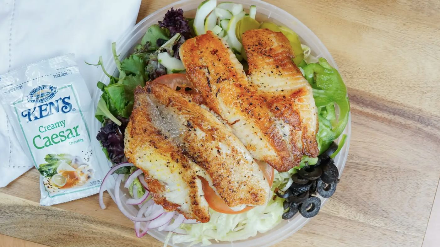 Tilapia Fish Salad.
