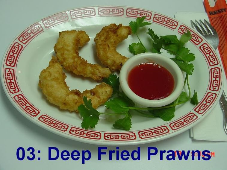 3. Deep Fried Shrimps (4 shrimps)