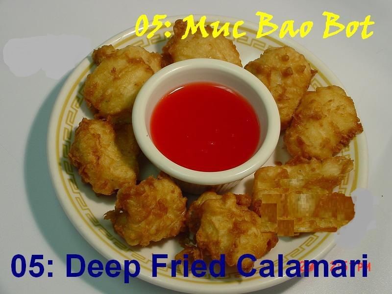 5. Deep Fried Calamari (8 pieces)