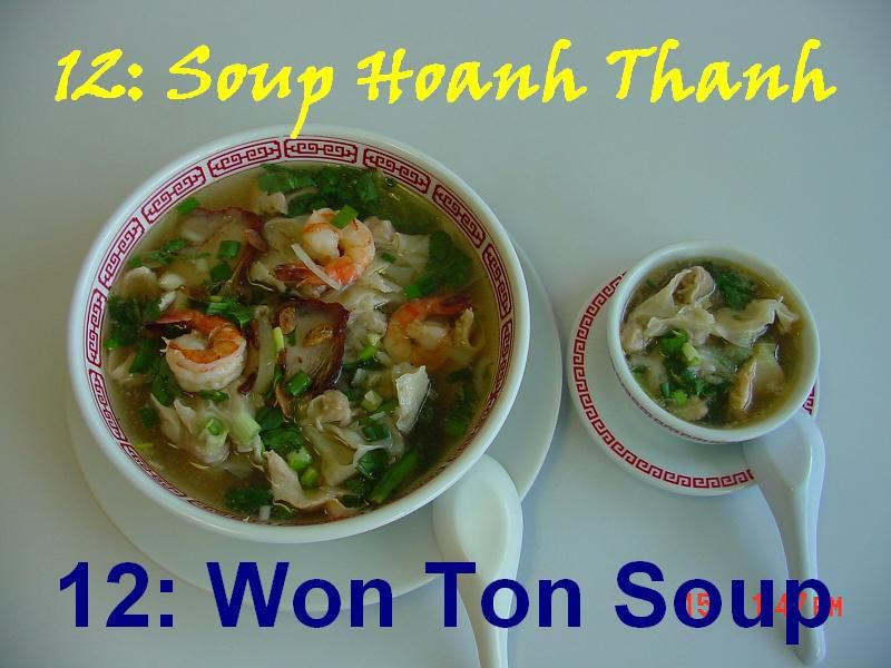 12. WonTon Soup
