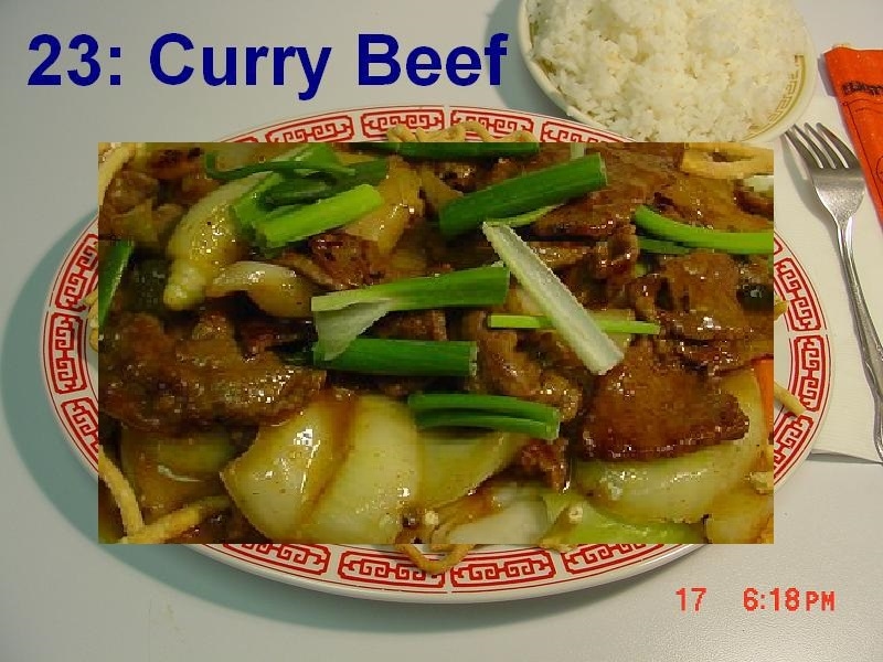 23. Curry Beef