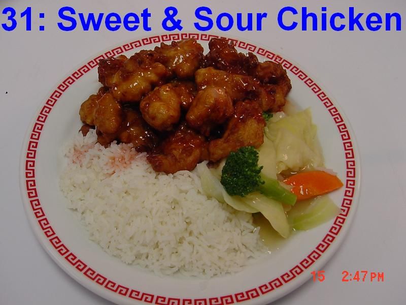 31. Sweet & Sour Chicken