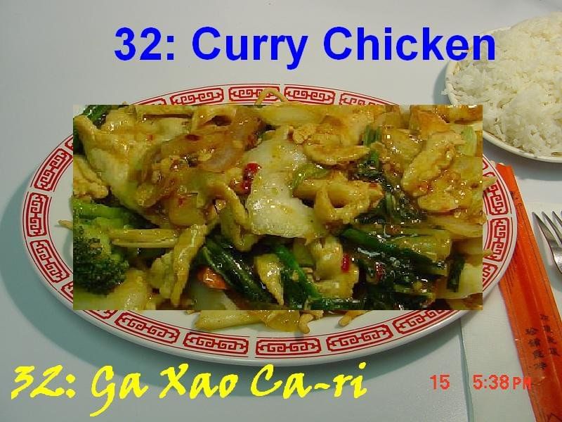 32. Curry Chicken