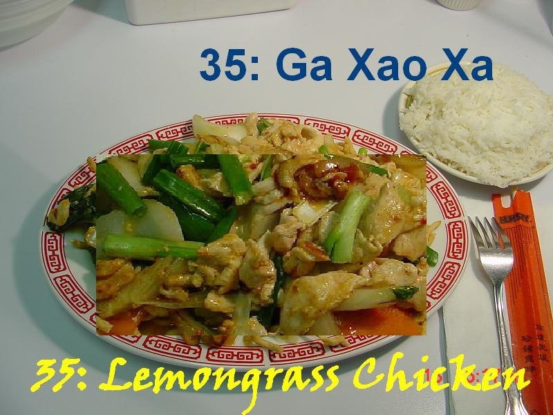 35. Lemongrass Chicken
