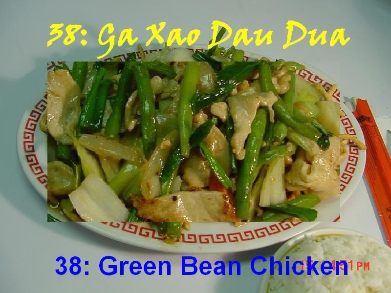 38. Green Bean Chicken