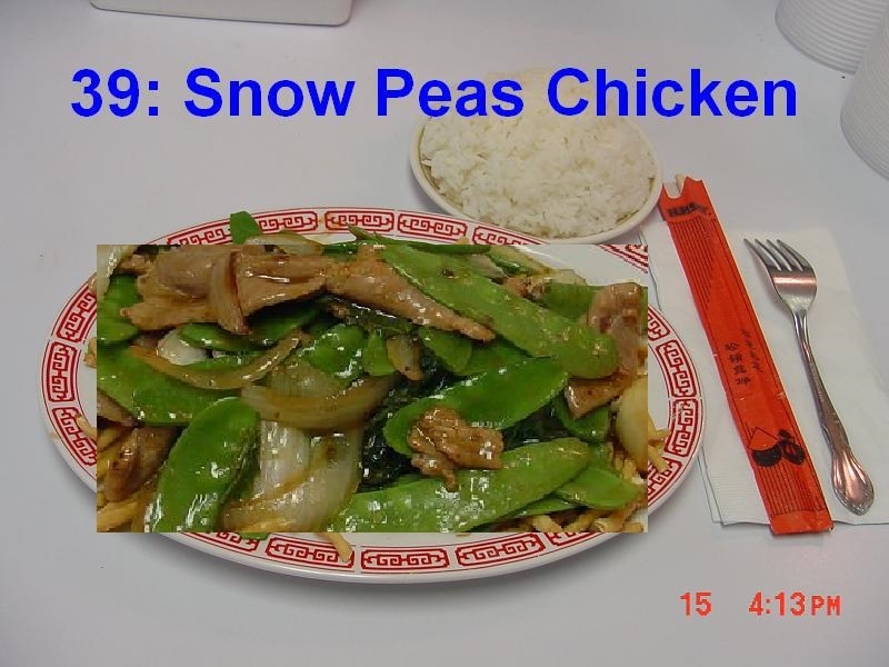 39. Snow Peas Chicken