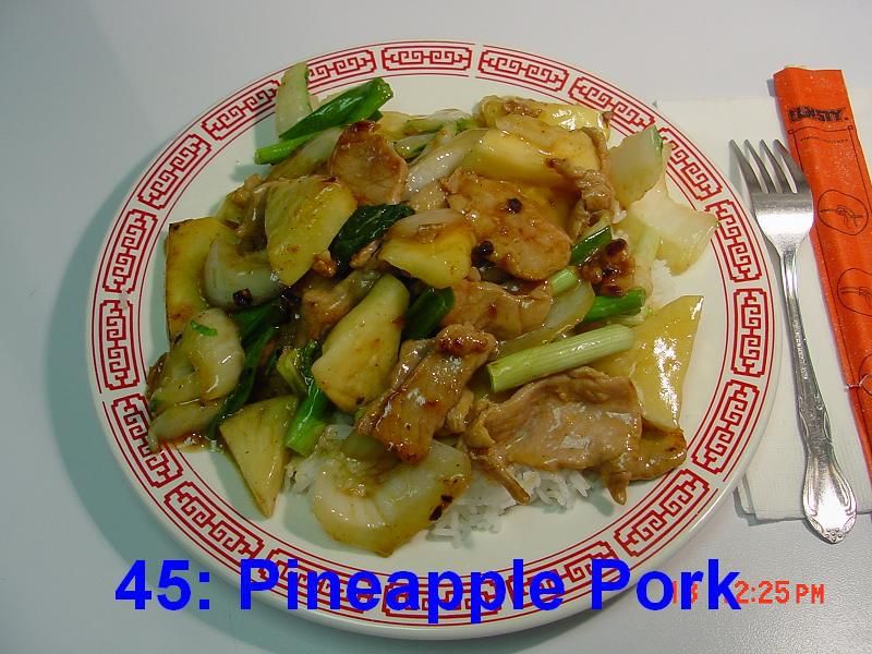 45. Fresh Pineapple Pork