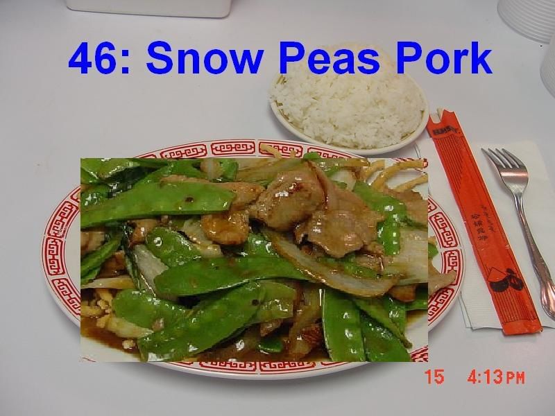 46. Snow Peas Pork