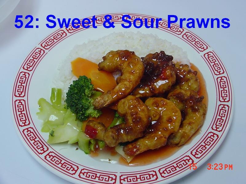 52. Sweet & Sour Shrimps