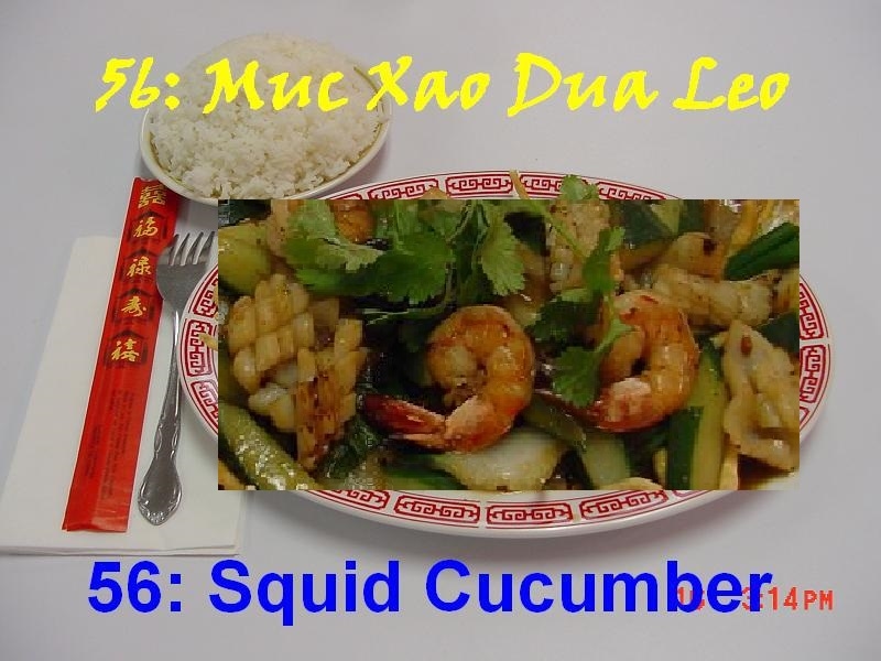 56. Squid Cucumber