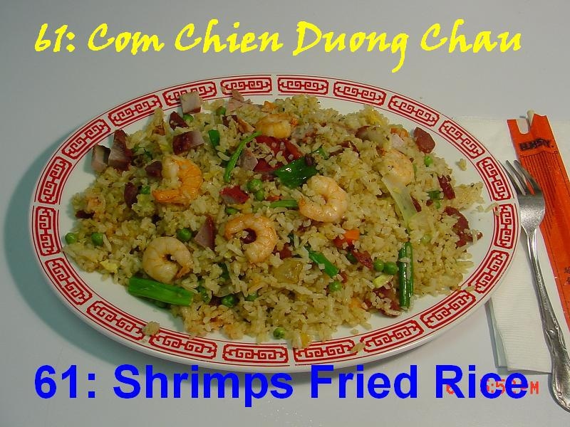 61. Shrimps & Chinese Sausage