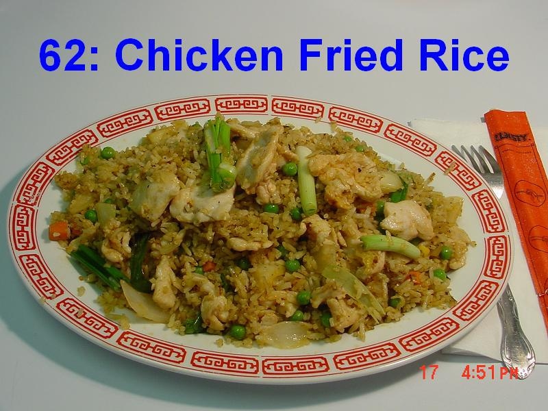 62. Chicken Fried Rice