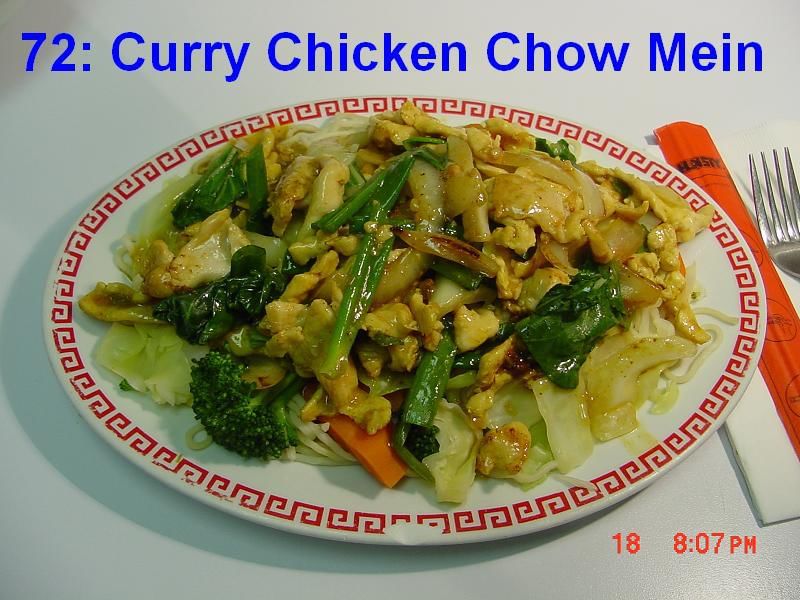 72. Curry Chicken Chow Mein