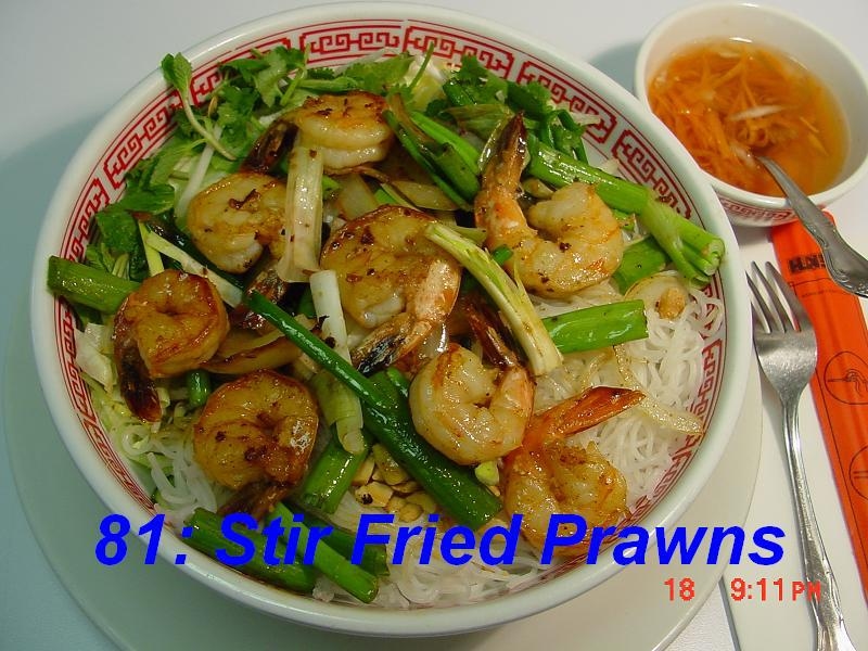 81. Stir Fried Shrimps