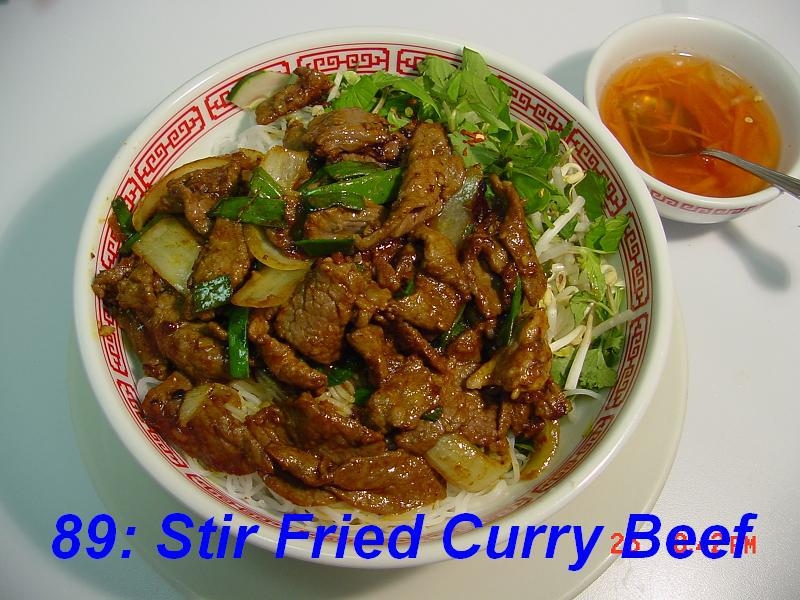 89. Stir Fried Curry Beef