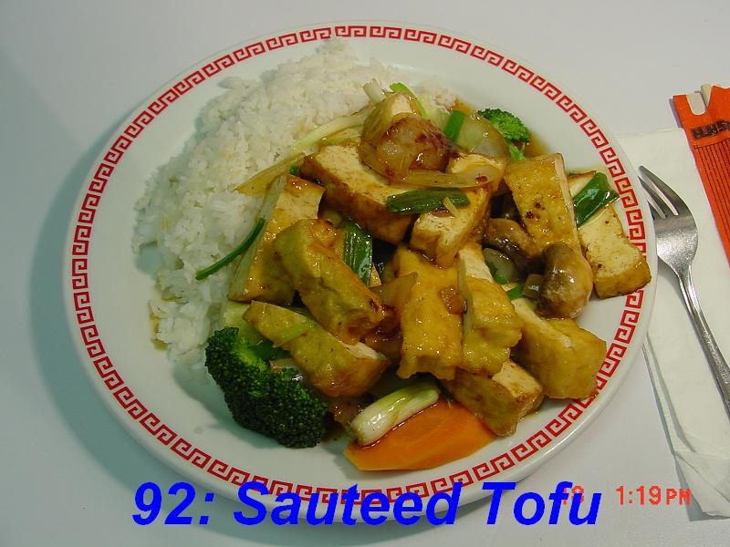 92. Sauteed Tofu