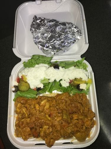 Chicken Tikka Masala Plate.