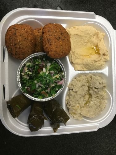 Vegetarian Delight Plate.