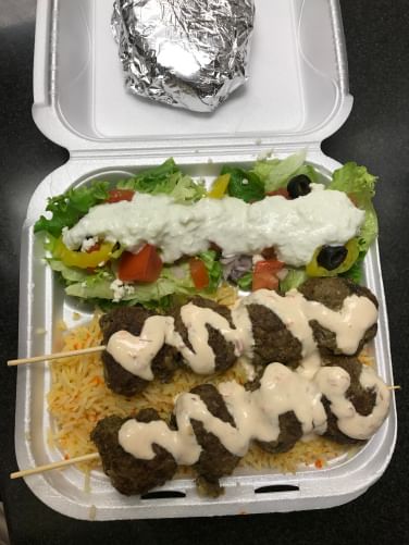 Kofta Kebab Plate