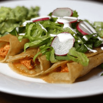 Taquitos with Guacamole & Sour Cream