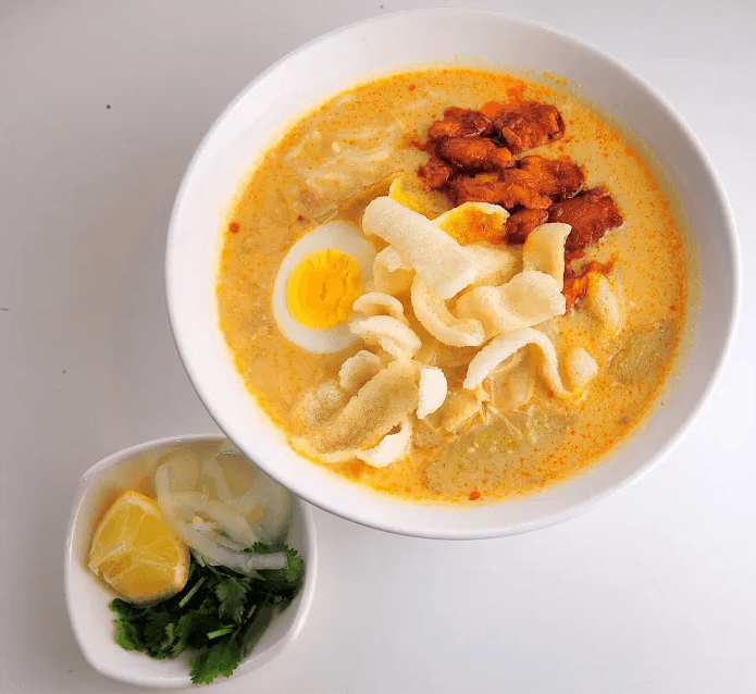 10. Shwe Myanmar Chicken Coconut Noodle Soup