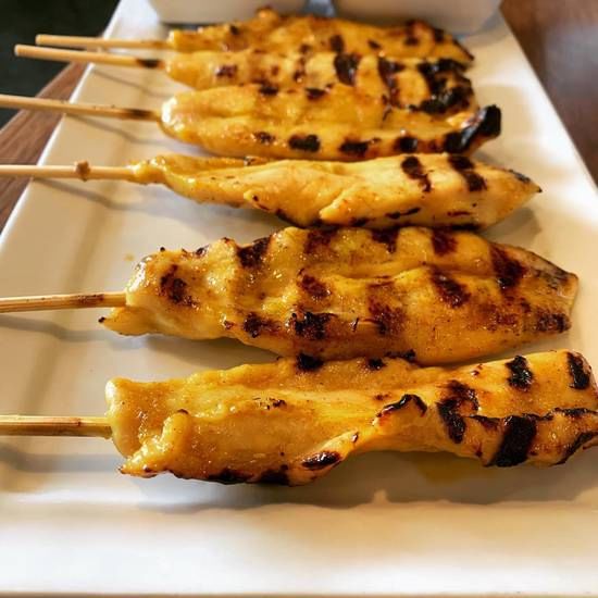 5. Chicken Satay (6 Pieces)