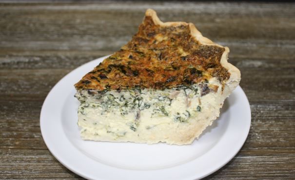 Spinach Mushroom Quiche