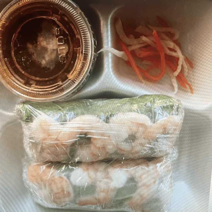 Shrimp & Pork Springroll/Gỏi Cuốn Tôm Thịt.