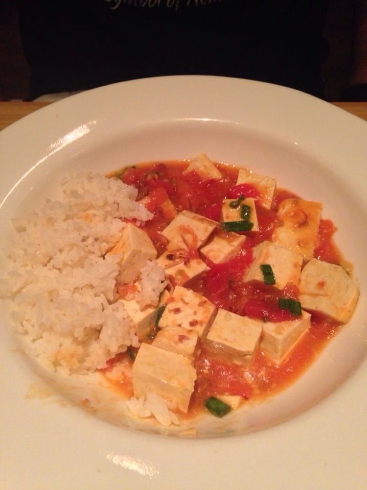 Soft Tofu with Tomato Confit/Đậu Hũ Sốt Cà Chua.