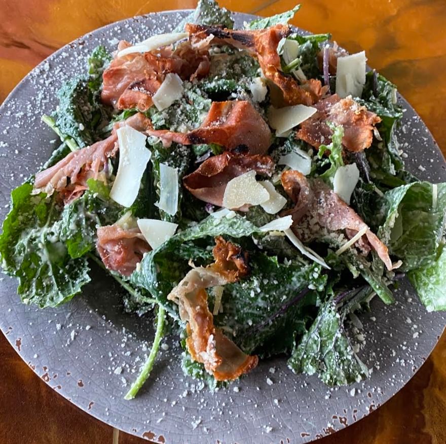 Kale Caesar Supreme Salad.