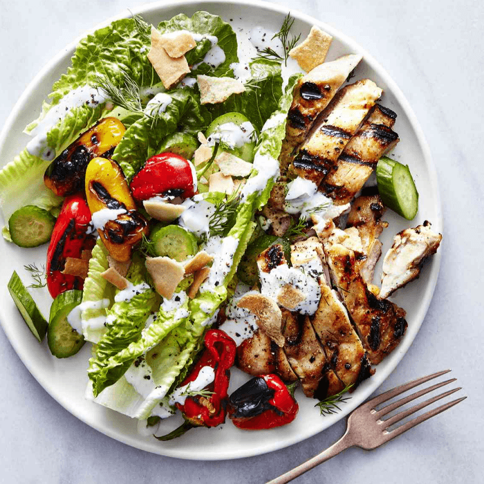 Chicken & Gyro Salad