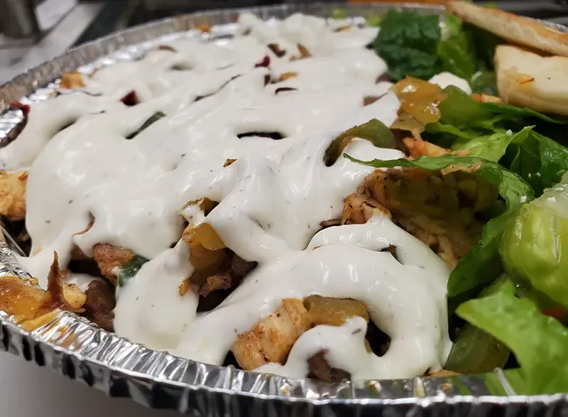 Chicken Tikka Platter.