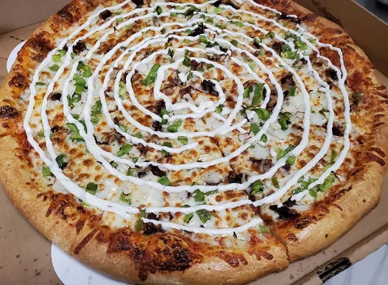 Deen's Philly Pie Pizza (12" Medium)