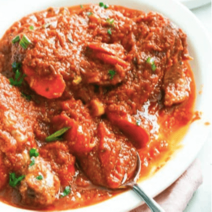 Family Style Stew with Chicken 