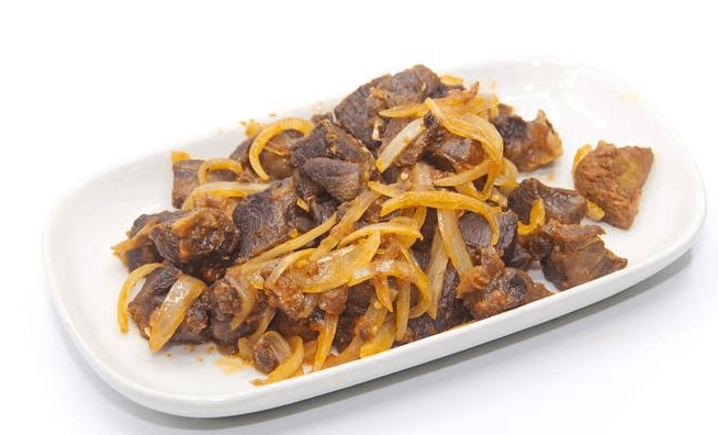 Dry Fried Goat Meat