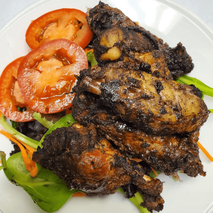 Wing Basket with Salad