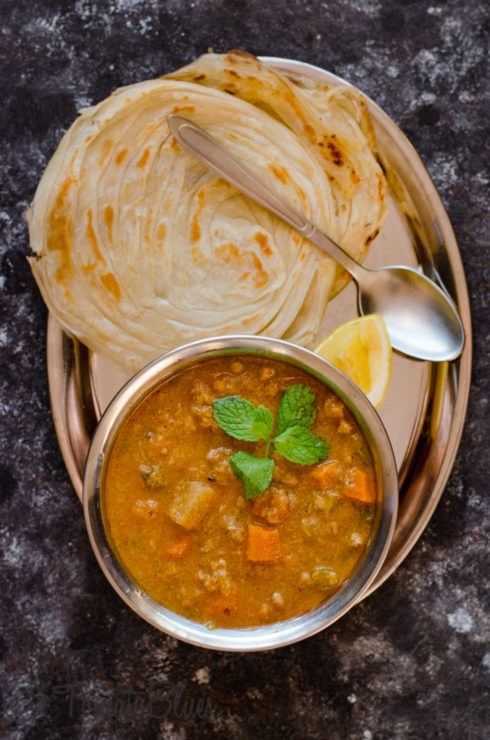 Parotta - Veg Salna