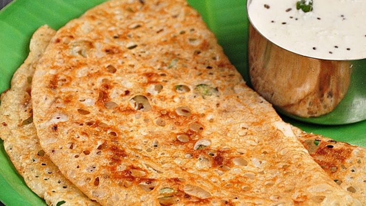 Rava Onion Chilli Dosai