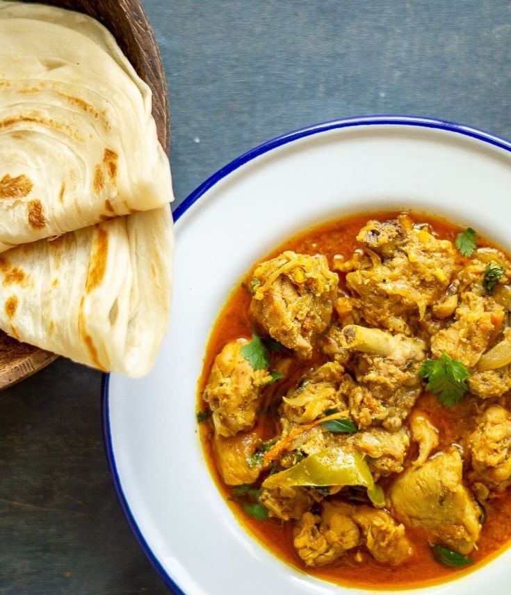 Parotta - Chicken Salna